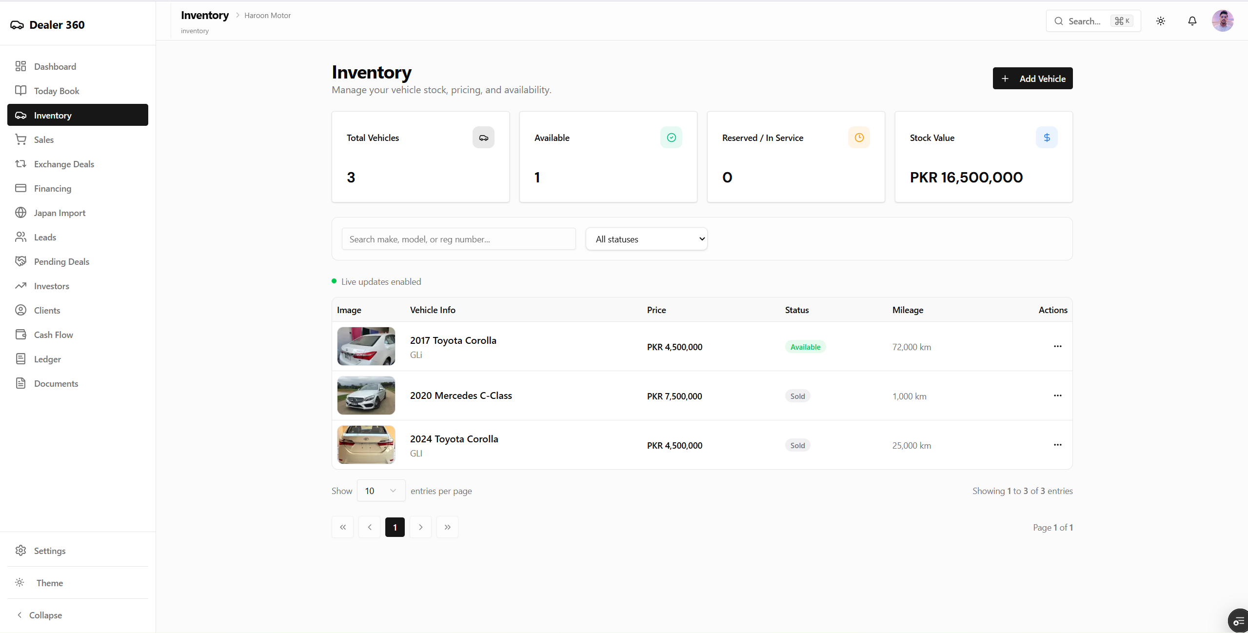 Dealer 360 - Dealership SaaS screenshot 2