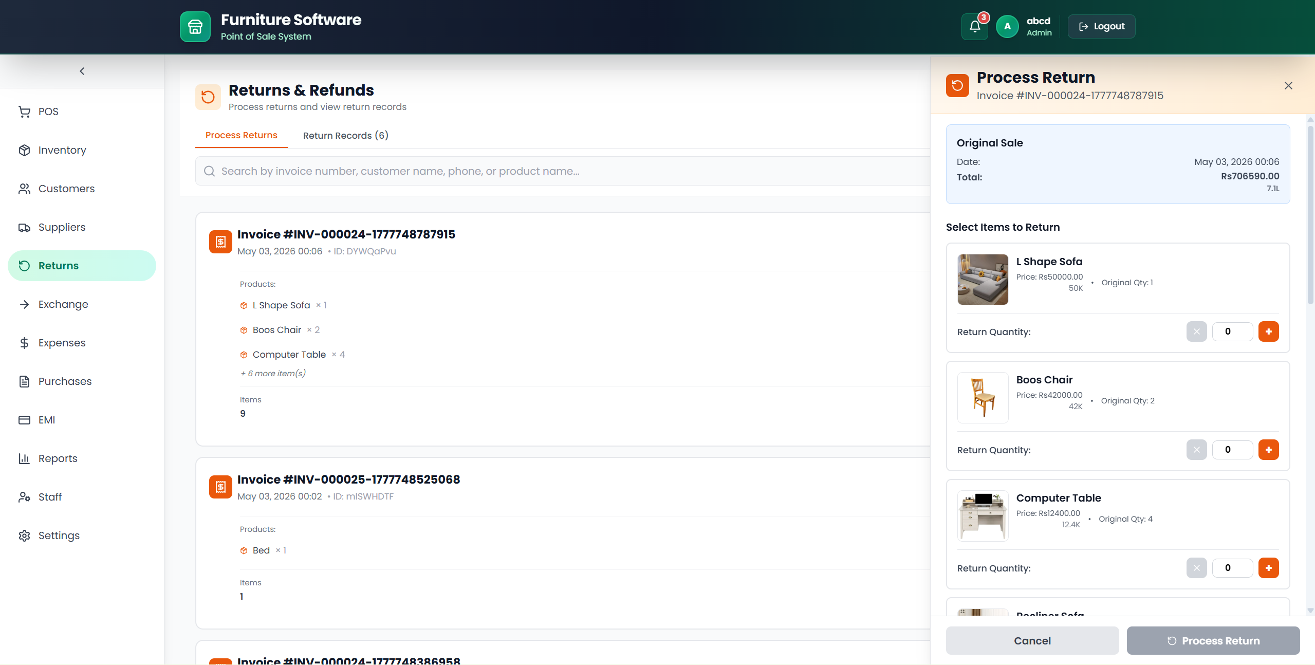 Furniture POS & Inventory Software screenshot 4