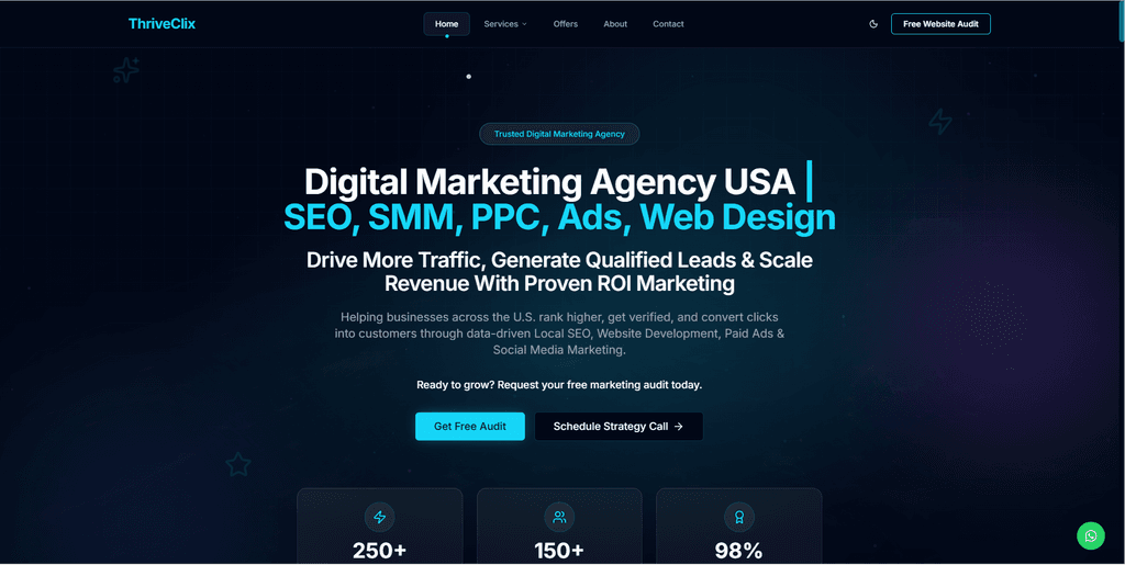 ThriveClix Digital Agency screenshot 1